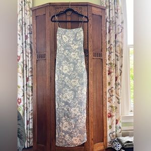 Reformation Frankie Silk Dress